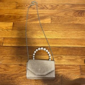 Shein pearl shimmer cross body bag